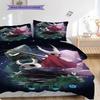 Skull Guardians Dynamic Ensemble Threepiece Set 1 Duvet Cover 2 Pillowcase Without Core Soft And Comfortable Bedding Set