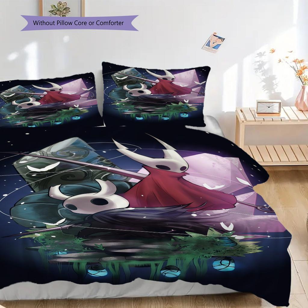 Skull Guardians Dynamic Ensemble Threepiece Set 1 Duvet Cover 2 Pillowcase Without Core Soft And Comfortable Bedding Set