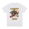 T-shirt stampata grafica meme "I perdenti smettono di giocare" vintage da donna, moda, manica corta, girocollo, abbigliamento casual alla moda