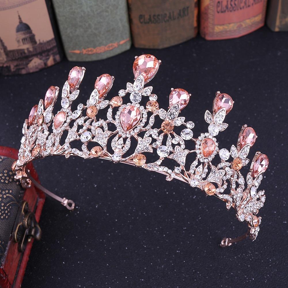 Новый популярный свадебный головной убор из разноцветных капель воды — фото 7