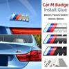 Car Wing Fender Rear Trunk Emblem Badge Decal Body Stickers Styling For BMW M E36 E60 E90 X2 X1 X3 X5 E46 E39 E70 M3 M5 M6