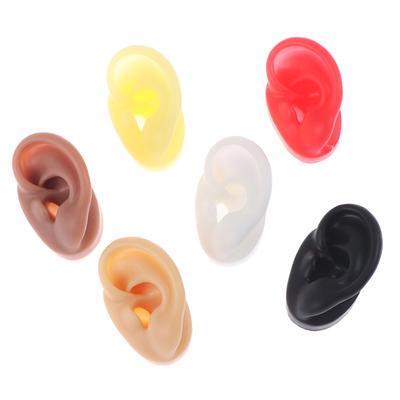 1X Silicone Ear Model Practice Piercing Tools Ear Stud Display Tool Body Jewelry