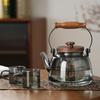 Hanyou High-Temperature Glass Steaming Teapot