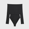 2024 Spring Women's One Shoulder Long Sleeve Bodysuit