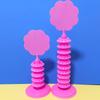 Candied Hawthorn Display Stand for Lollipops and Cotton Candy with Plastic Base