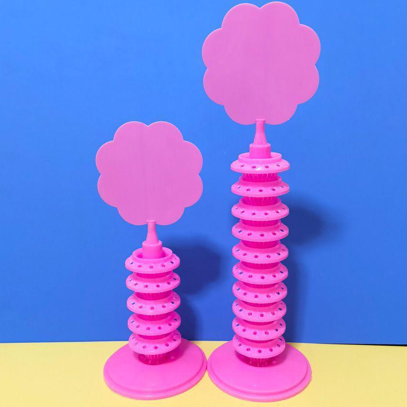 Candied Hawthorn Display Stand for Lollipops and Cotton Candy with Plastic Base