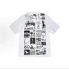 Camiseta Gráfica Oversize Unisex 2025 Mezcla de Algodón Manga Corta Camiseta Adolescentes Adultos