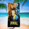 I-Invincible Season 2 Big Microfiber Beach Towels Quick Dry Towel Sand Beach Towels Pool Towel For Travel Swim Pool Yoga