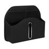 Jfbonin Universal Car Backseat Organizer Pu Leather Seat Back Storage Bag With Tissue Box, Water Bottle Holder, Hooks For Car