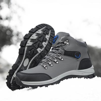Mens Ankle Boots Winter Warm Plush Waterproof Snow Boots Men Outdoor Sneakers Boots Male Rubber Winter Men's Boots Mens Snow Sneakers