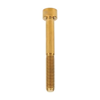 M6x50mm Fahrrad Vorbau Schraube Attraktive Titanlegierung Fahrrad Lenker Vorbau Schraube für Outdoor Gold