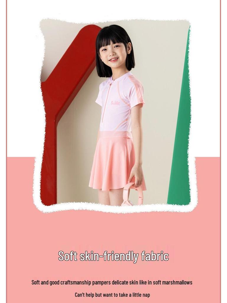 Girls' Professional Swimsuit for Training - 2024 New Autumn/Winter Collection