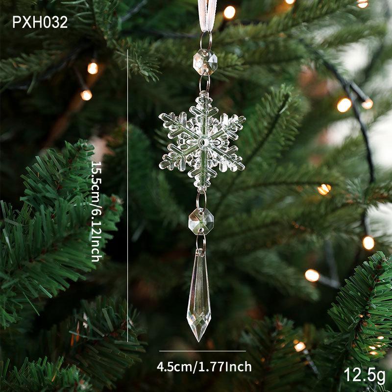 

Новые акриловые снежинки и сосульки рождественские украшения для елки