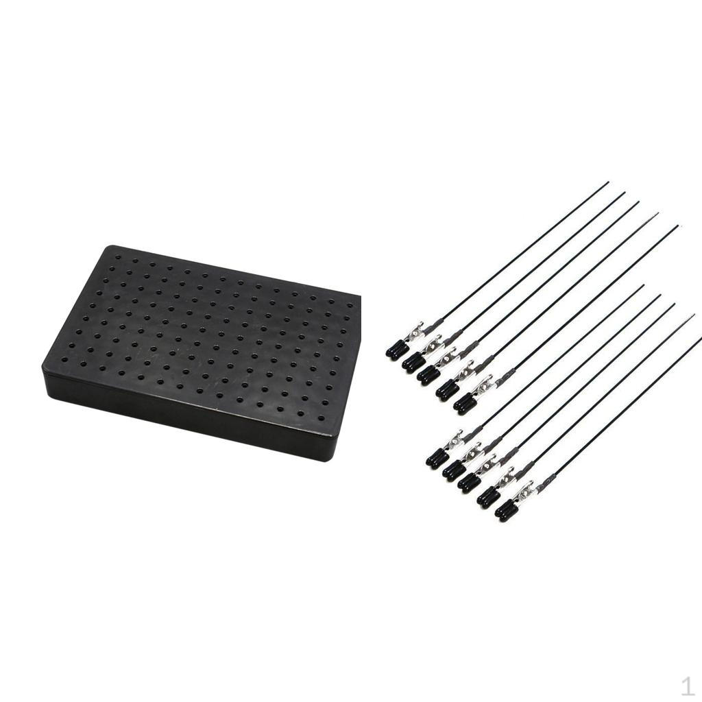 

10x DIY Model CraftPainting Clips Alligator Clamp With Holder