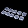10pcs/20pcs Pill Earplugs Clear Mini Pill Storage Container Weekly Tablet Pill Medicine Box Plastic Case Organizer New