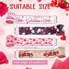 Romantic Red Heart Ribbon Set For Valentines Day With Four Creative Styles For Diy Decor Home