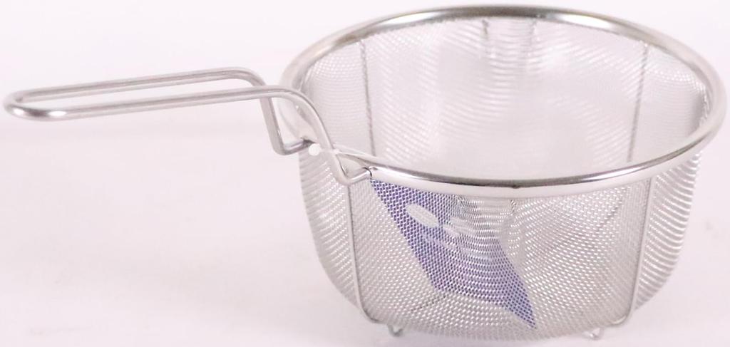 Three Snow Boil Basket 18cm Stainless Steel with Handle Colander Drainer Tsubame Sanjo Made In Japan Three Snow Shinetsu Works 31084 18-8