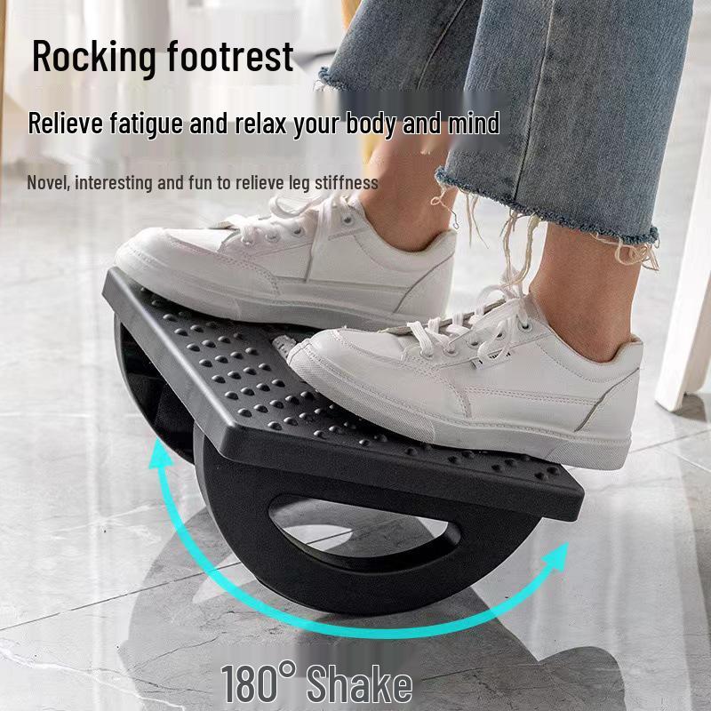 Office Footrest Anti-Slip Magic Rocking Pedal Anti-Crossed Legs