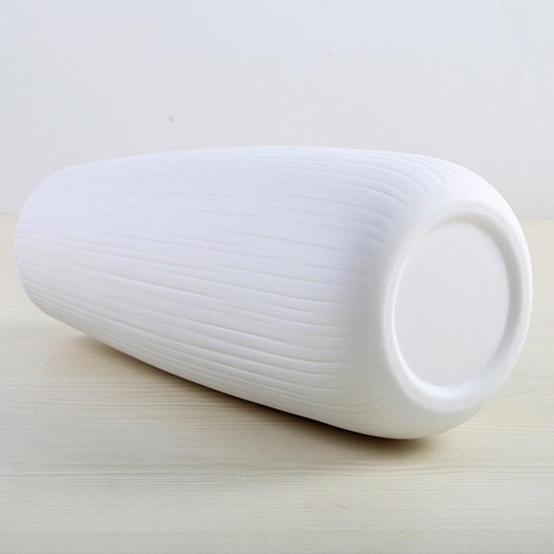 Nordic Witte Keramische Vaas Embryo Eenvoudige Droge Bloem Inzetstukken Moderne Huis Bogu Plank Decoratie