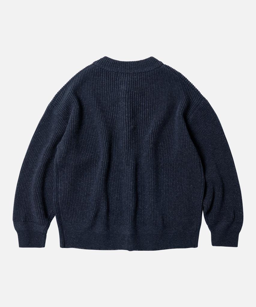 Frizmworks Heavy Wool Round Cardigan _ Indigo