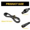 4X 10FT 4Pin LED Rock Light Extension Cable Connectors Male Female Waterproof