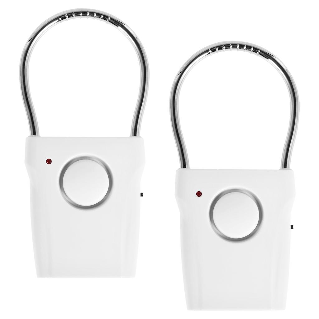 Smart Door Handle Alarm 110dB Touch Sensor Door Handle Alarm Adjustable Portable Window Alarm Ultra-Slim Detector for Travel