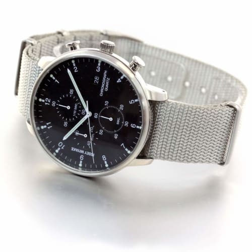 Issey Miyake Men's C-C Chronograph Watch, designed by Ichiro Iwasaki, NYAD005