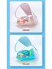 Sunshade Baby Inflatable Swim Seat with Raised Airbag and Anti-Rollover Design
