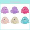 Vibrant Luminous Mini Octopus Resin Figurine For Aquariums And Home Decor