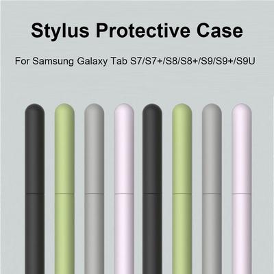 Étui de protection en silicone pour stylet tactile et stylo pour Samsung Galaxy Tab S7/S8/S9 Plus Ultra S