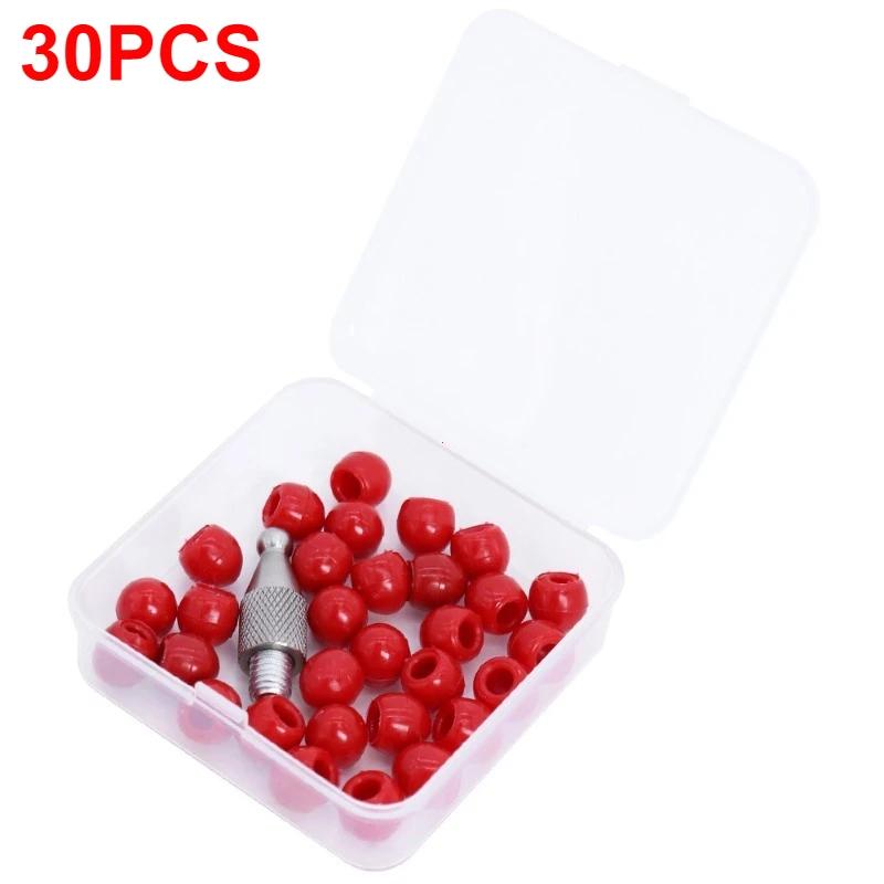 

30PCS Car dent repair tool leather hat hammer replacement head dent repair head hook top pit top head M8 thread link