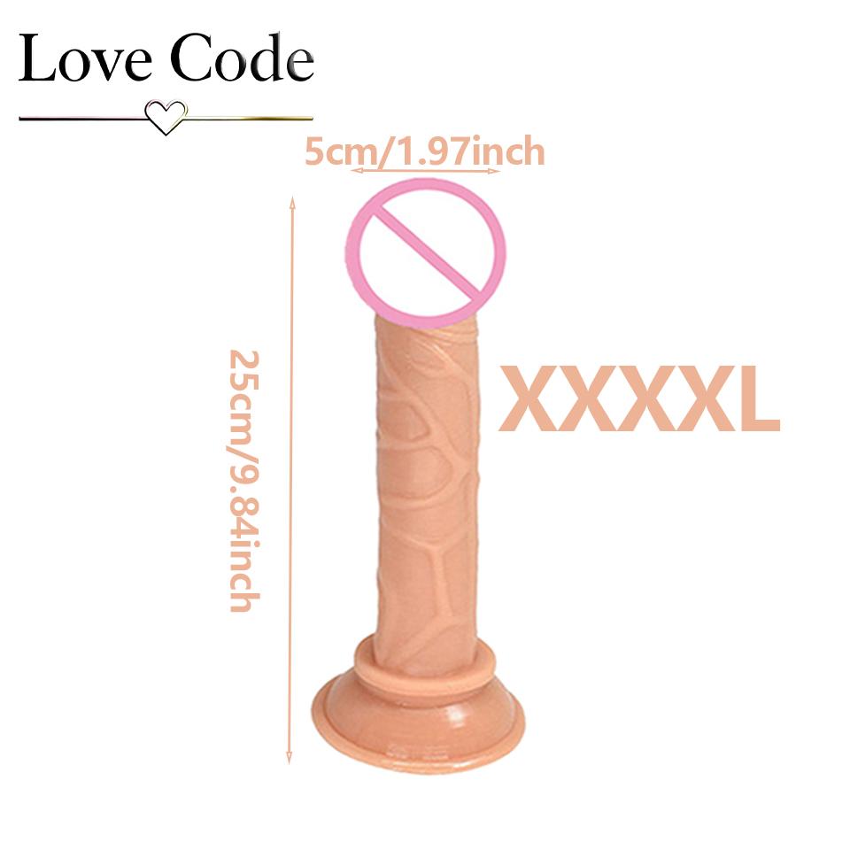 Transparent Dildo Suction Cup Jelly Dick Women Sex Toys Soft Masturbators Penis