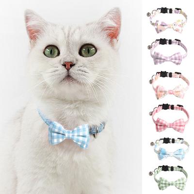 Haustierhalsband, komfortable Anti-Lock-Bowknot-Schnalle, Katzen-/Hundehalsband, Sicherheitsgurt, Haustierzubehör
