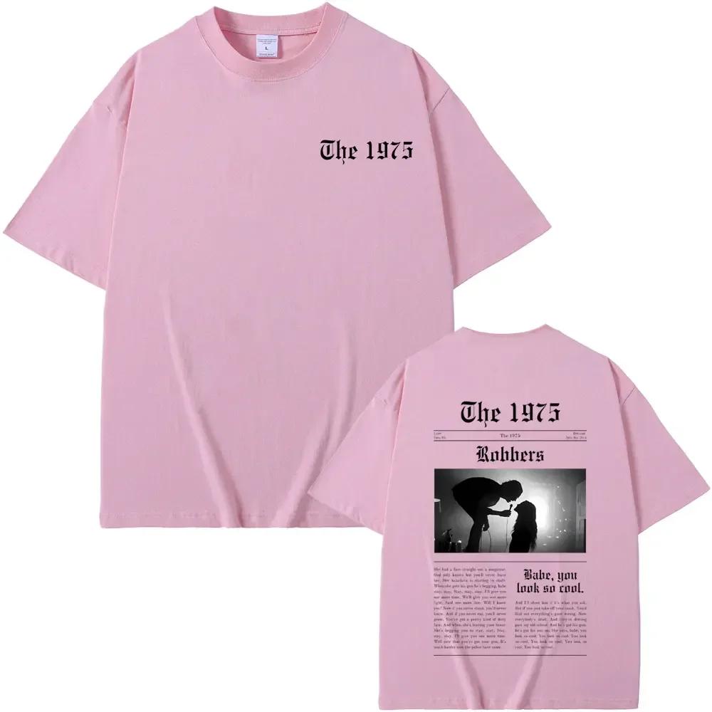 British Band The 1975 Live From Gorilla Robbers Babe You Look So Cool Graphic Tshirt Unisex Indie Alternative Rock Short Sleeve Bl