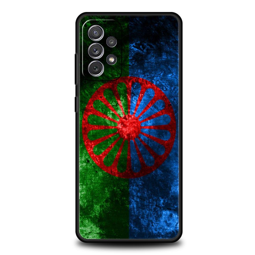 Custodia per telefono con bandiera Romani Roma per Samsung Galaxy A51 A71 A41 A31 A21S A11 A01 A03S A12 M31 M22 A32 A52 A13 5G Cover in silicone