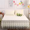 Princess Bed Skirt Non-slip Mattress Cover Decorative Lace Bed Skirt Bedspread Bed Cover Bedsheet Bedding Supplies Home Textile