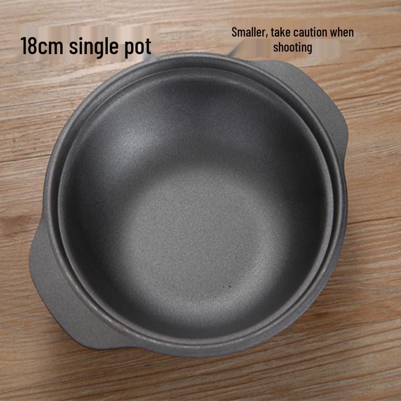 Huang Men Ji Clay Pot - Cast Iron Rice & Chicken Pot, Crispy Rice Pot, Burn-Resistant Hot Pot