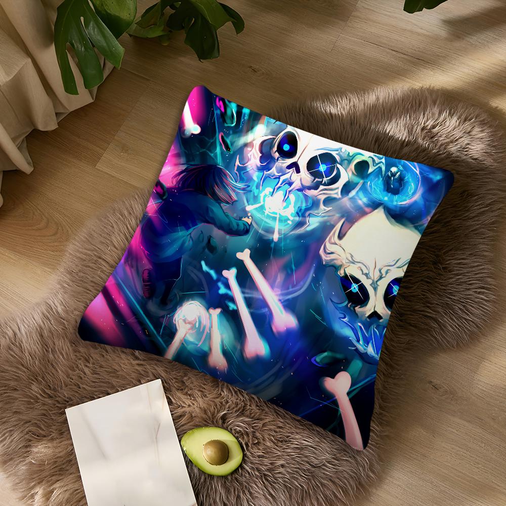 Cool Game Undertale Sans cushion cover For Bedroom Car Coffee Shop Room and Living Room Sofa Decorative PillowCover
