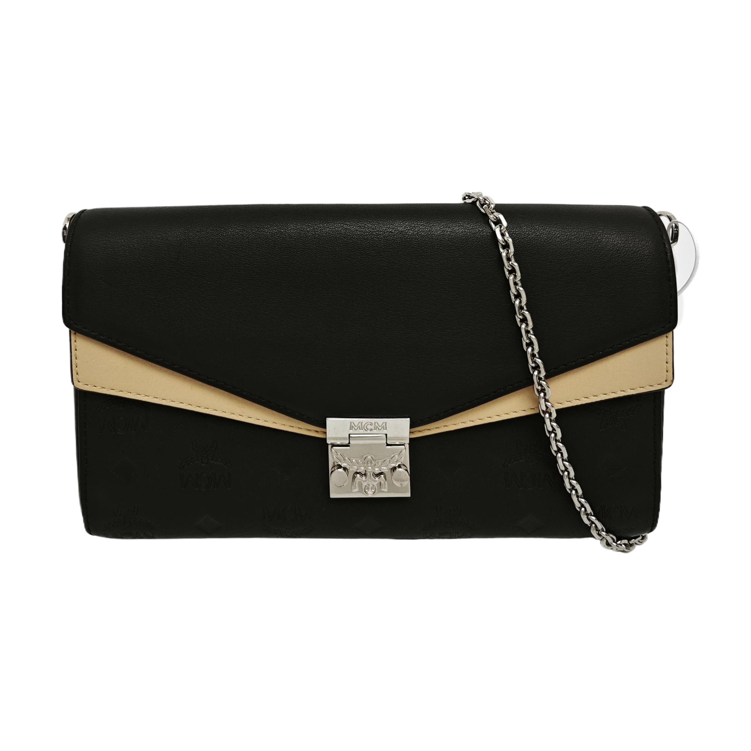[Pre-Owned] Millie Visetos Monogram Embossed PVC Chain Envelope Shoulder Bag - Very Good #1OI8UBO ONE SIZE