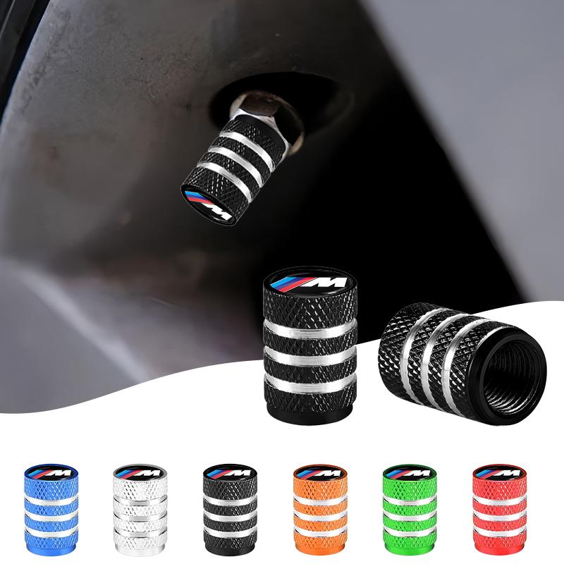 Car Wheel Tire Valve Caps Tyre Stem Covers Airdust Waterproof For BMW M E34 E36 E60 E90 E46 E39 E70 F10 F20 F30 X5 X6 X1 M3 M5