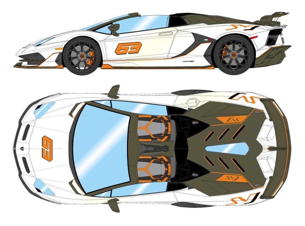 

Макияж EIDOLON Масштаб Aventador SVJ 63 Roadster 2019 Белый металлик Готовая модель EML030F 1/18