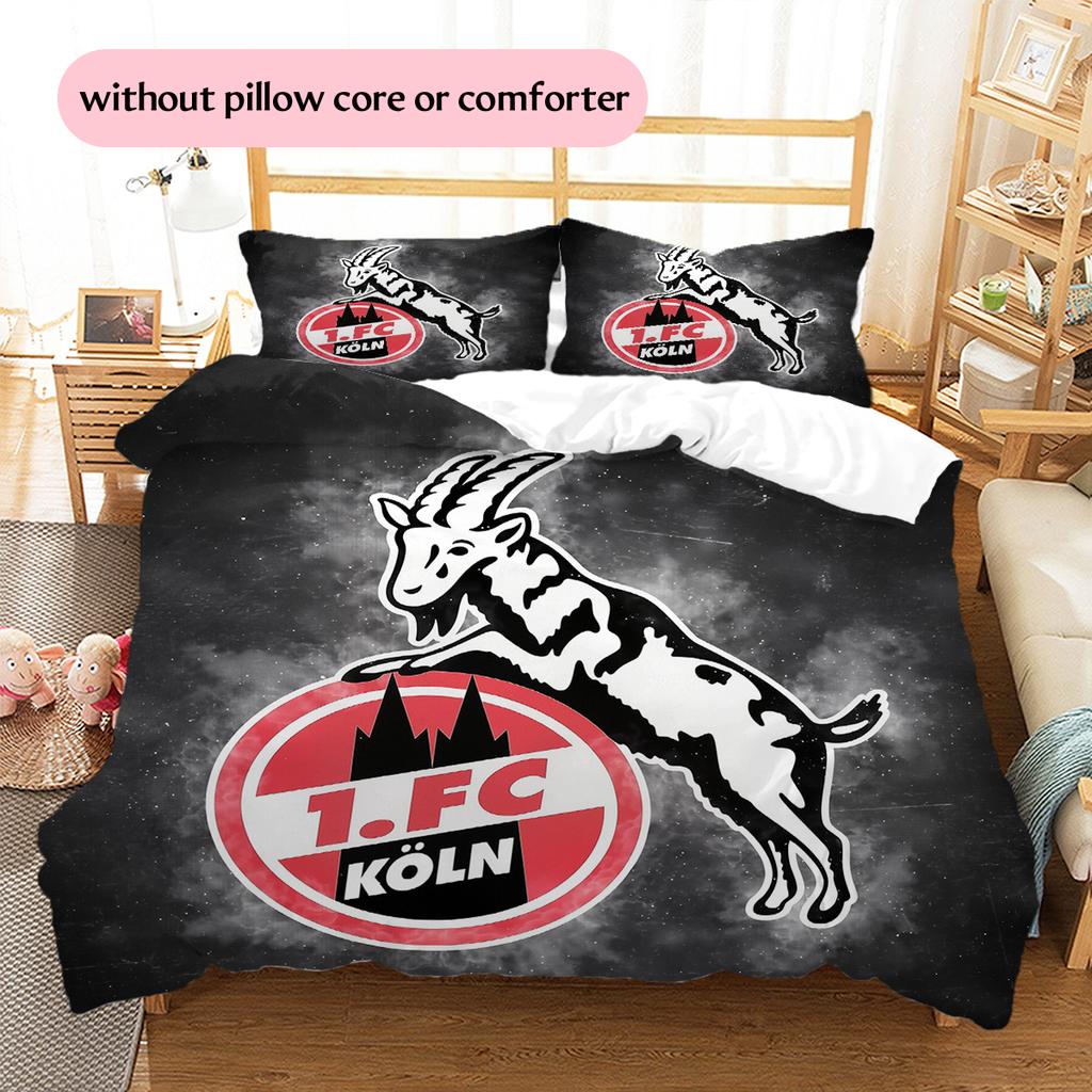 Köln Patroon Beddengoed Huisdecoratie Verjaardagscadeau (1 dekbedovertrek + 2 kussenslopen, zonder binnenkussen)