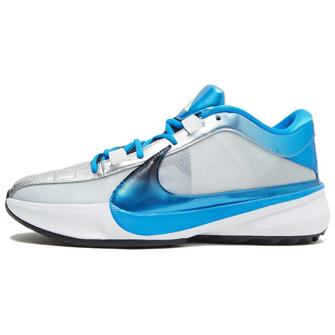 

Nike Zoom Freak 5 Ода твоей первой любви Мужские кроссовки Серебристый Фото-голубой Черный DX4985-402 45