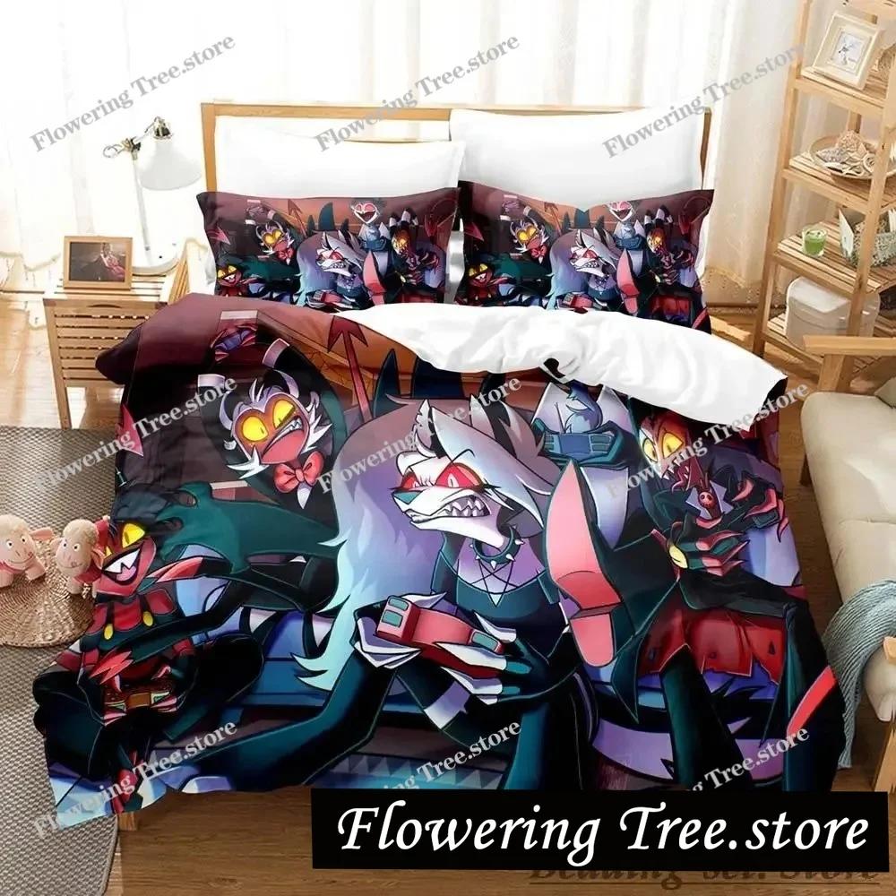 Blitzo Boss Bedding Set Single Twin Full Queen King Size Bed Set Adult Kid Bedroom Duvetcover Sets Anime parure de lit Bed