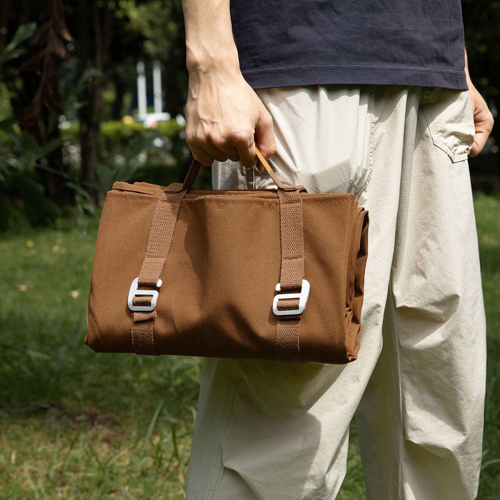 Portable Waterproof Camping Mat: Thick, Foldable, Wear-resistant Oxford Cloth for Outdoor Use