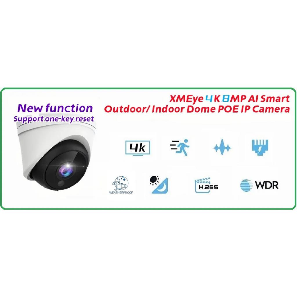 XM 8MP H.265 CCTV NVR 10CH For 2MP 5MP 4K IP Camera Support Human Face Detection Video DVR Recorder Security System XMEYE