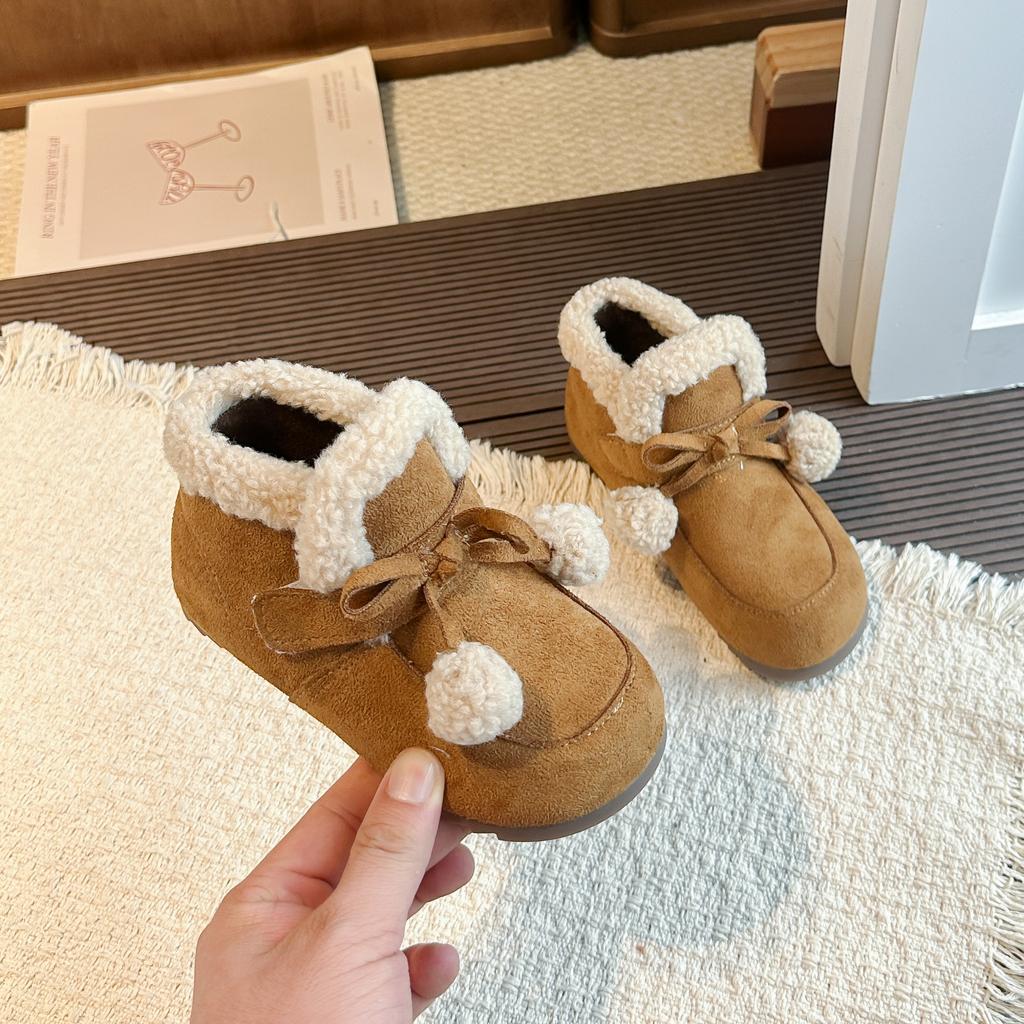 Kids Warm Lined Sneakers Walking Shoes School Walking and Daily Activity Youth Everyday Footwear Casual Play Shoes Sizes 26-34