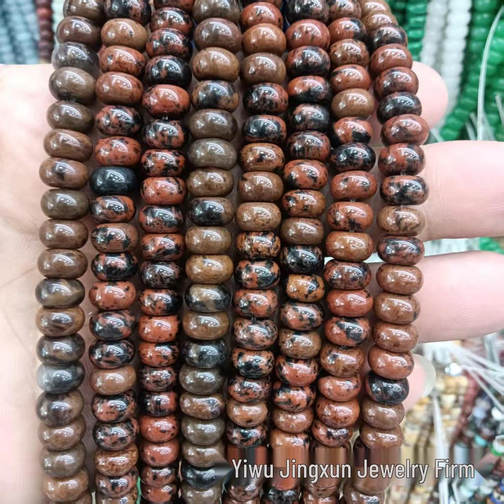 100 Natural Stone 5x8mm Abacus Beads for Jewelry Making – Bracelets & Necklaces