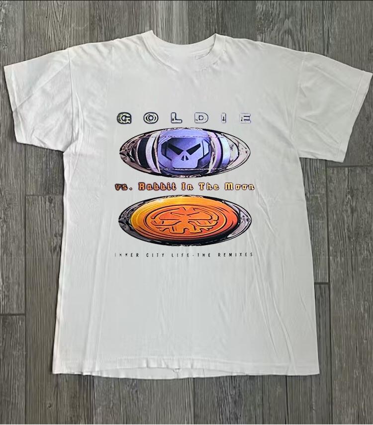 Rabbit In the Moon Band Inner City Life Short Sleeve Adult T-Shirt UU906