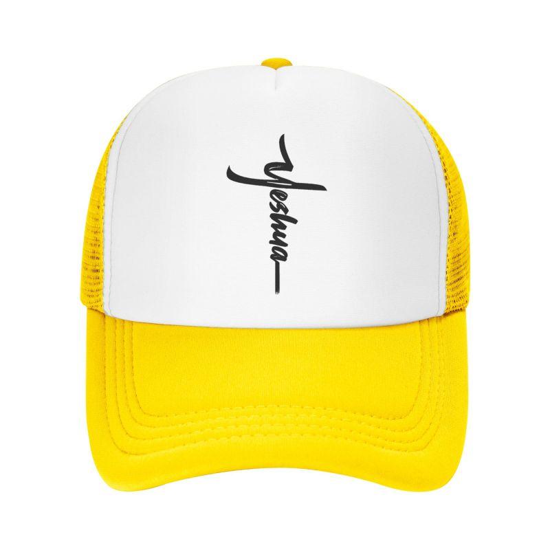 Yeshua Jesus Christliche Mesh-Baseballkappe für Herren Damen Unisex Verstellbare Snapback-Kappen Sommer Lässig Atmungsaktive Sonnenhüte